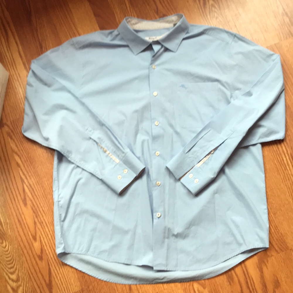 Tommy Bahama Men's Light Blue Shirt